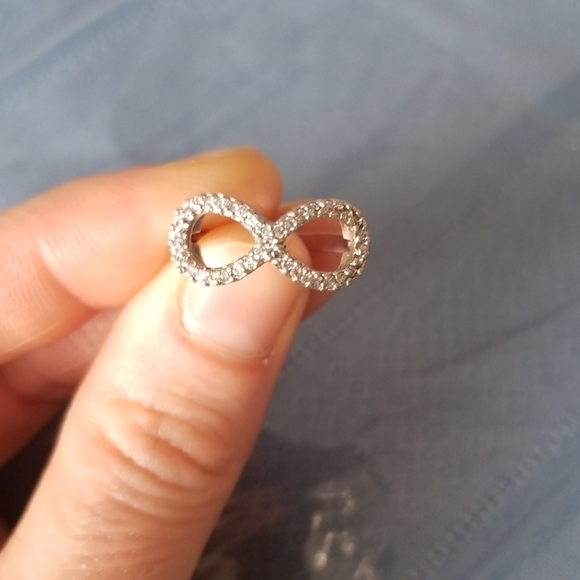 Infinity Rhinestone Ring - Picture 2 of 3